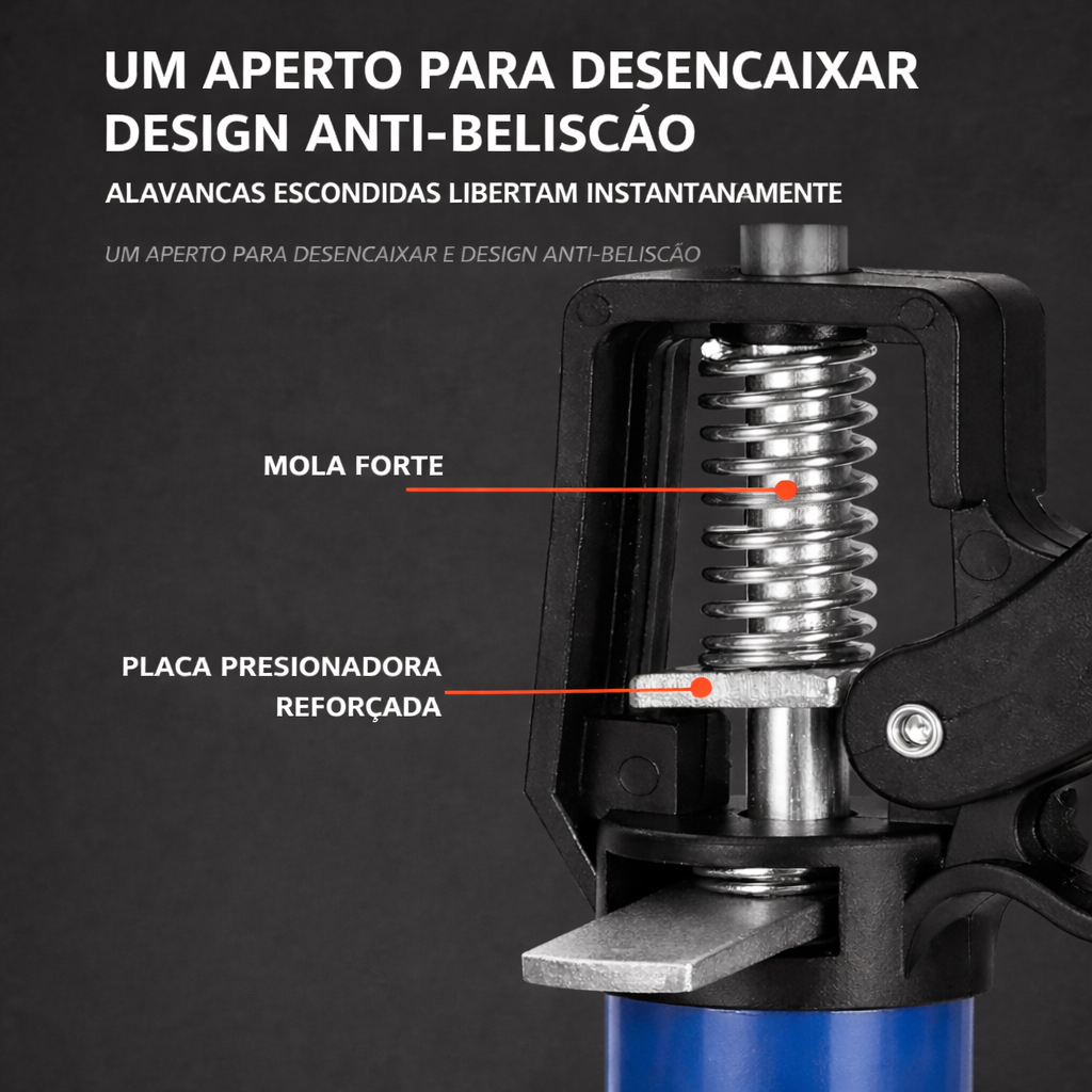 Barra de suporte telescópica em aço 115–290 cm