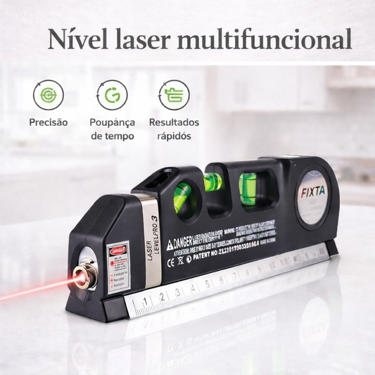 Nível laser multifuncional de alta precisão