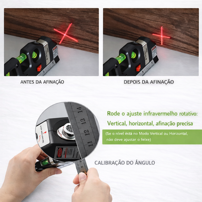 Nível laser multifuncional de alta precisão